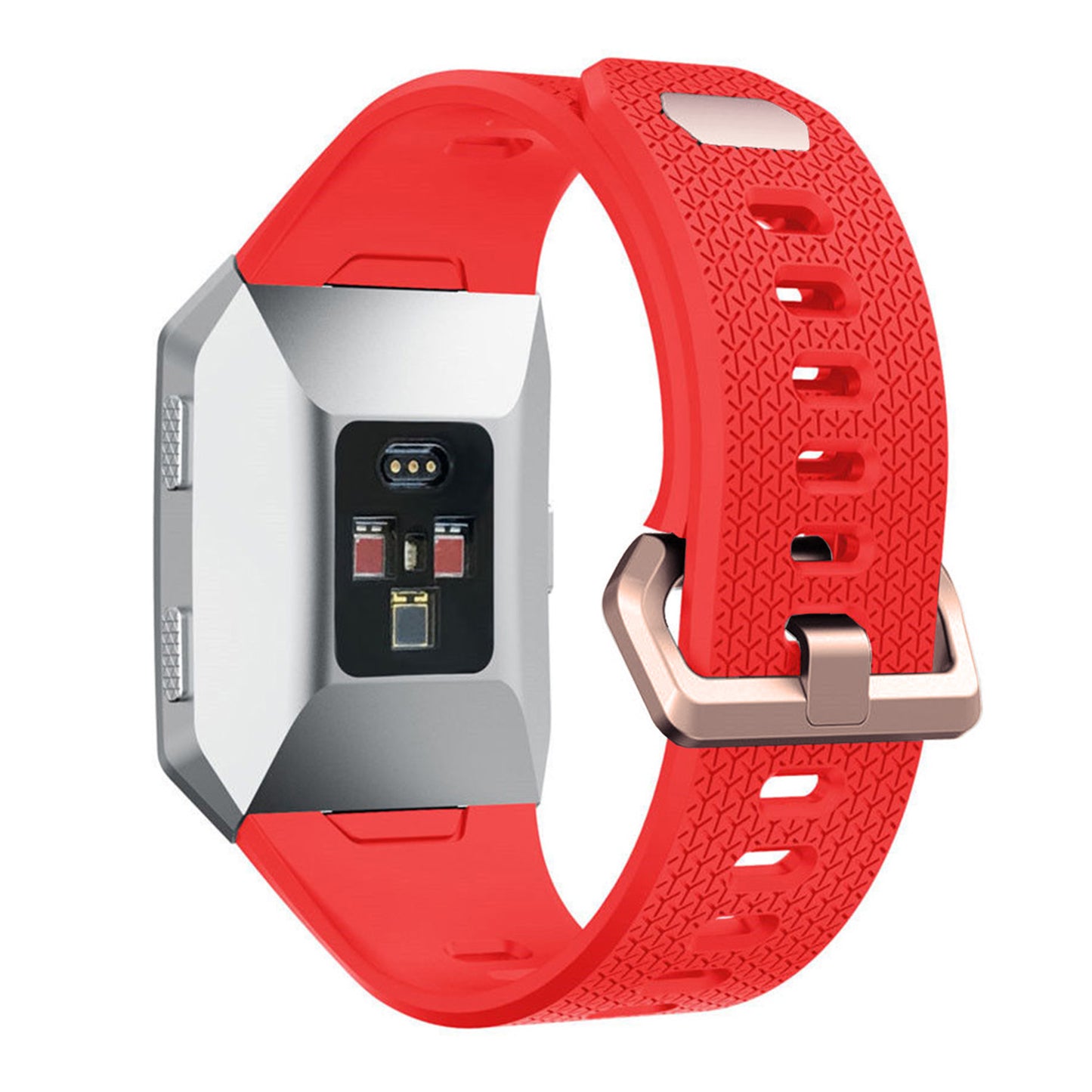 Rubber Strap w/ Rose Gold Buckle for Fitbit Ionic