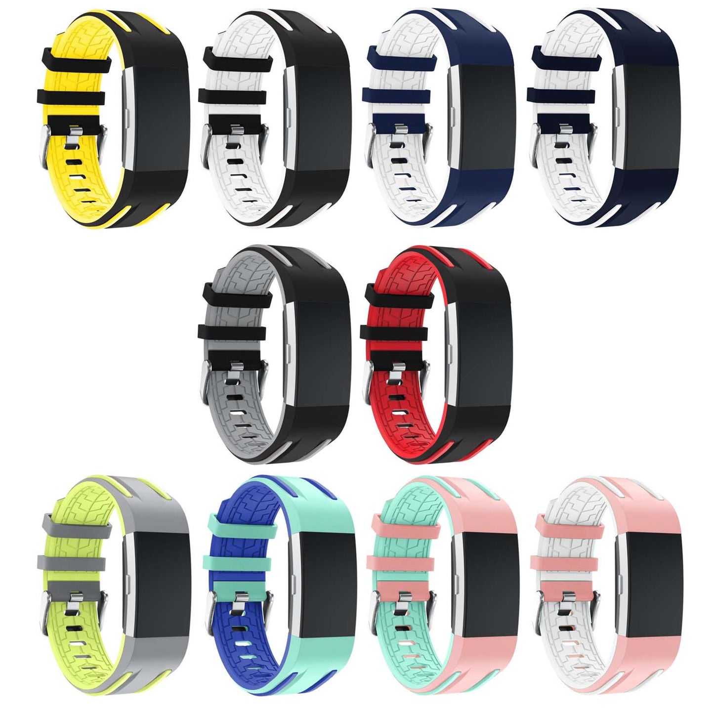 Racing Stripe Rubber Band for Fitbit Ionic