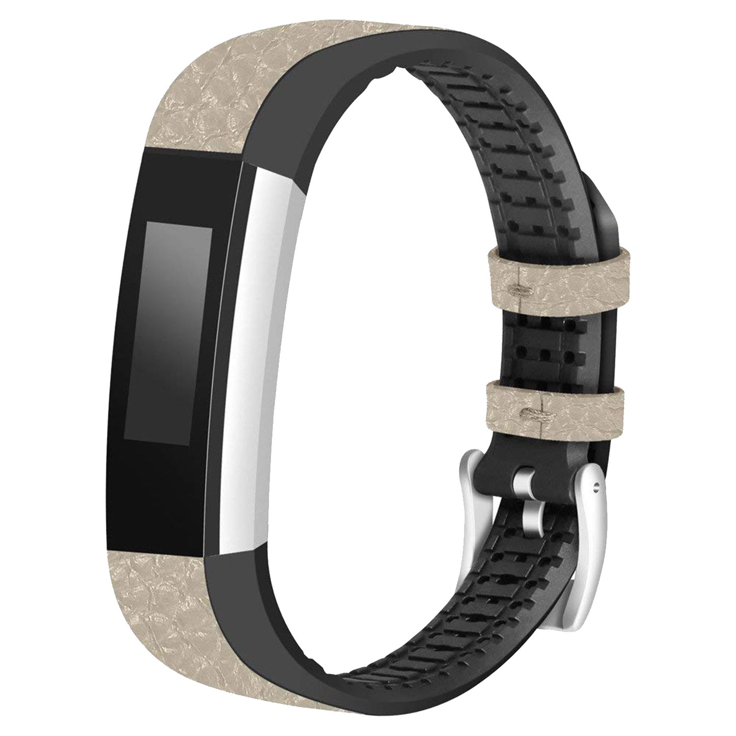 Leather & Rubber Band for Fitbit Alta & HR