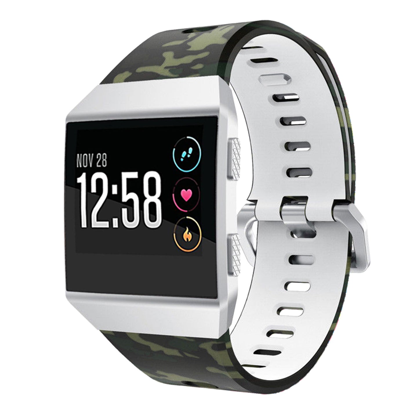 Patterned Rubber Strap for Fitbit Ionic