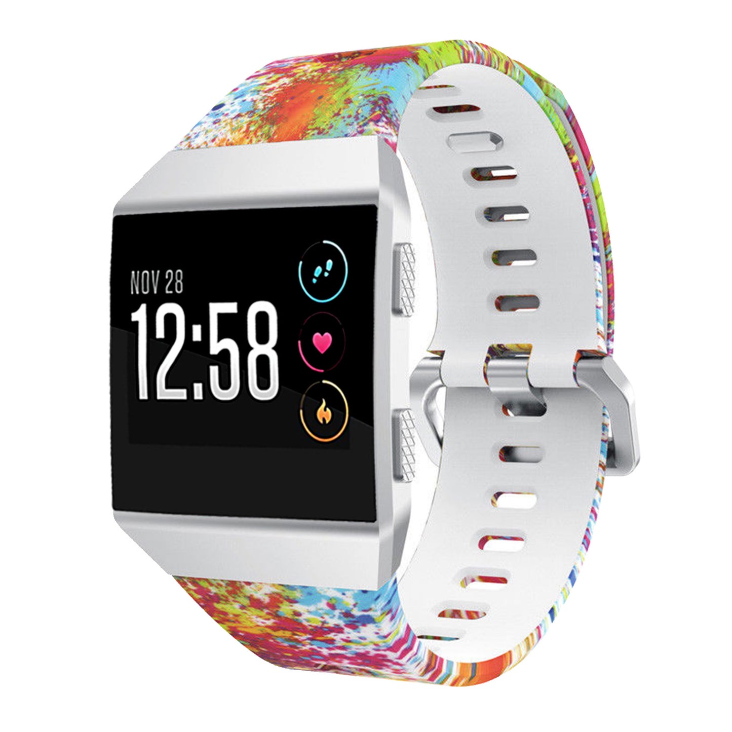Patterned Rubber Strap for Fitbit Ionic