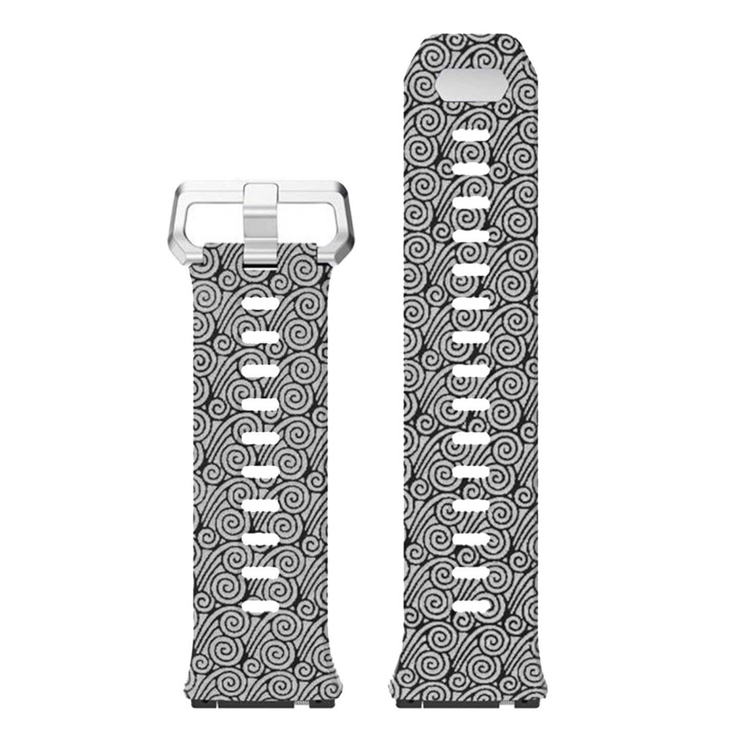 Patterned Rubber Strap for Fitbit Ionic