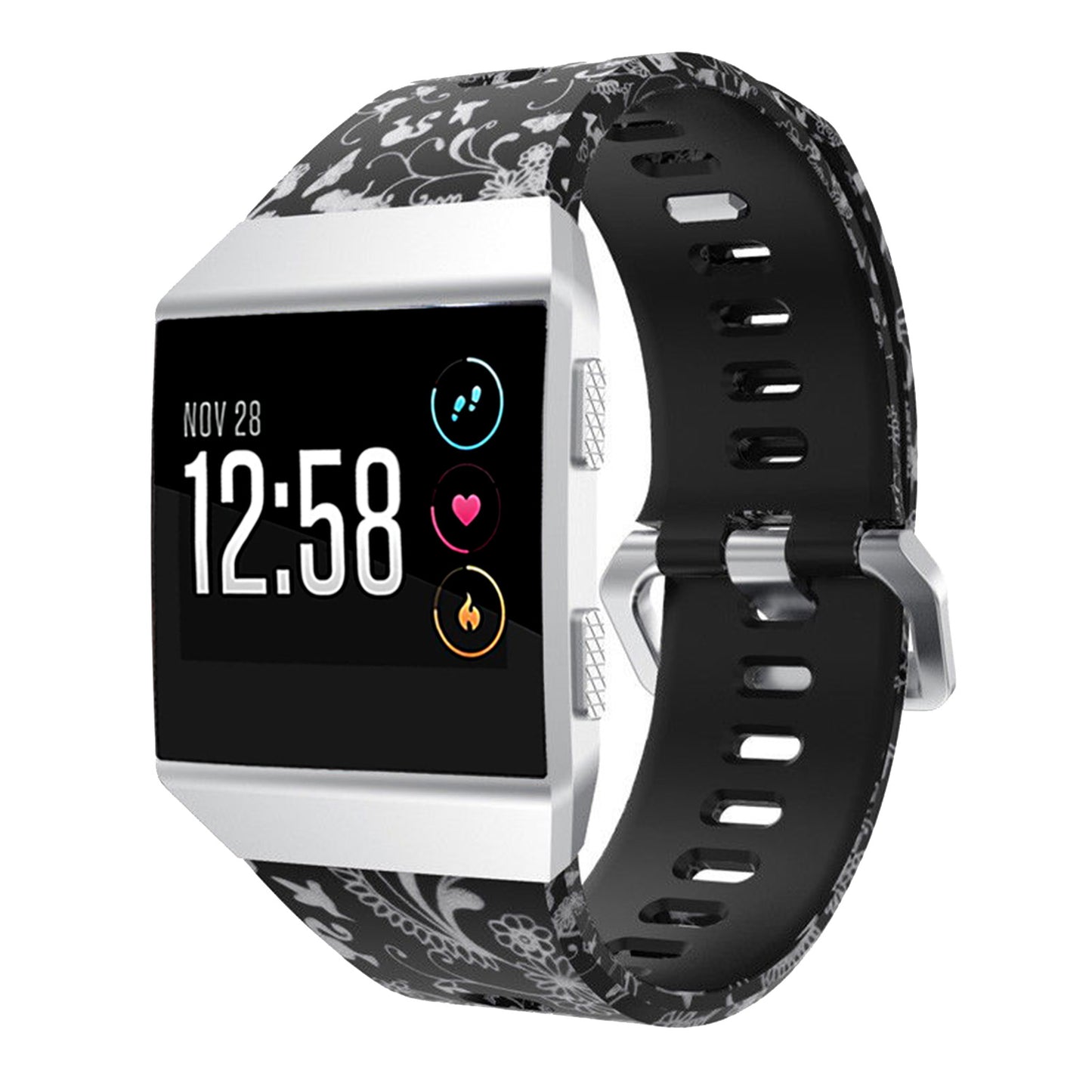 Patterned Rubber Strap for Fitbit Ionic