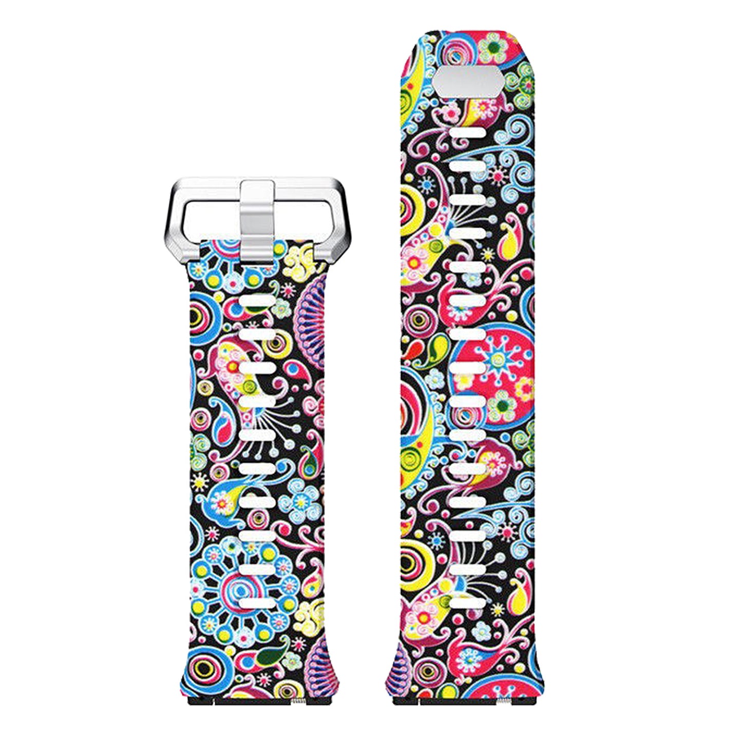Patterned Rubber Strap for Fitbit Ionic