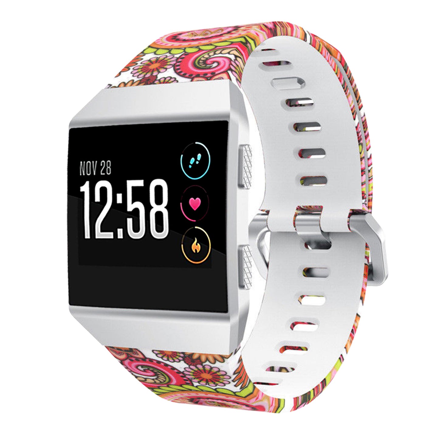 Patterned Rubber Strap for Fitbit Ionic