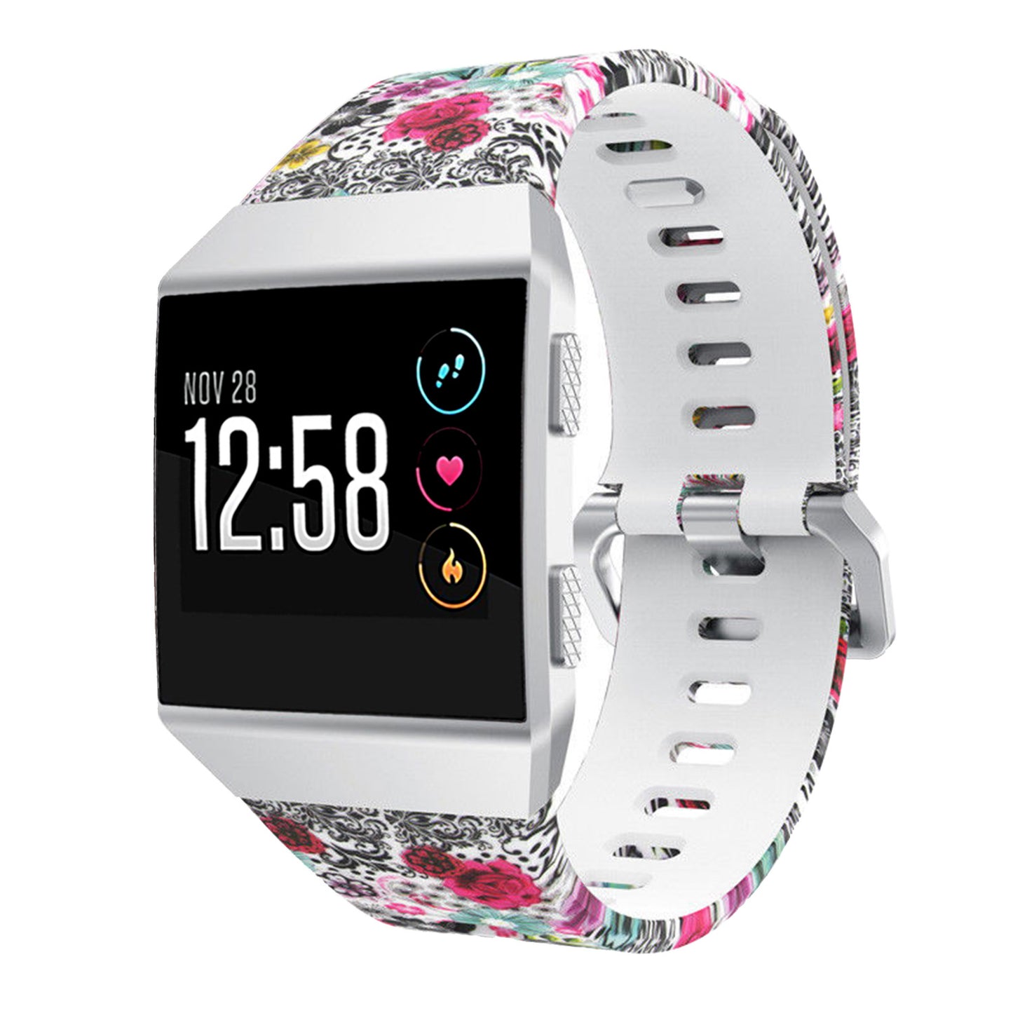 Patterned Rubber Strap for Fitbit Ionic