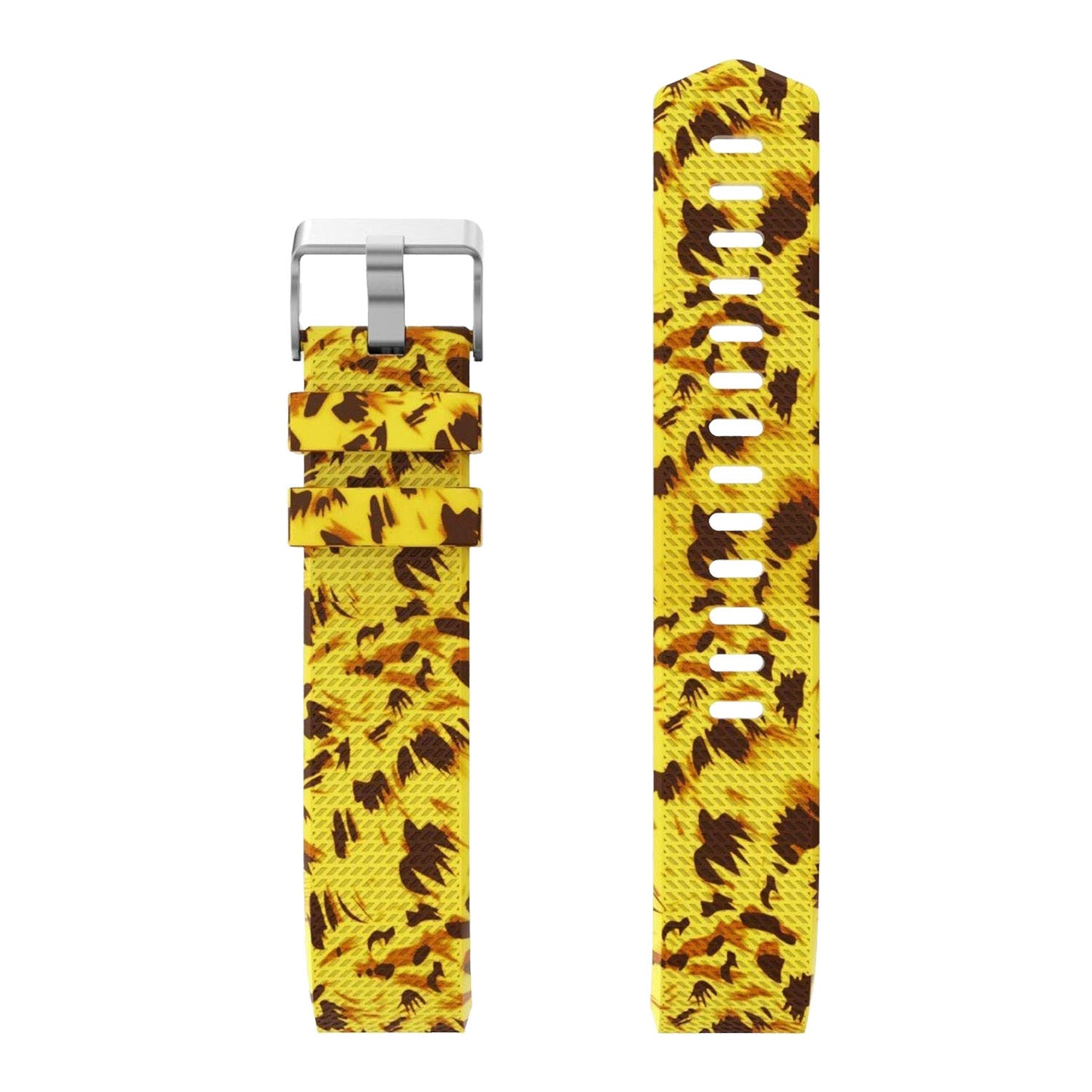 Patterned Rubber Strap for Fitbit Charge 2
