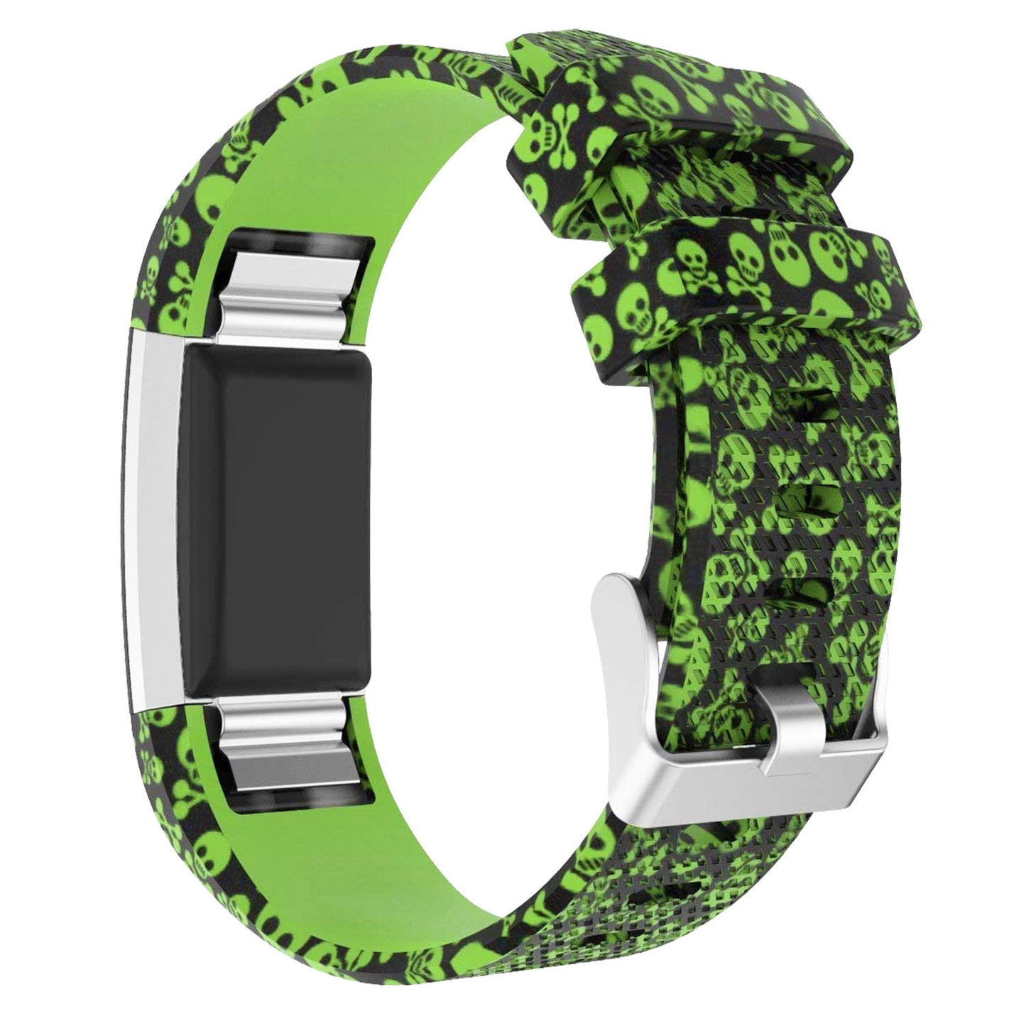 Patterned Rubber Strap for Fitbit Charge 2