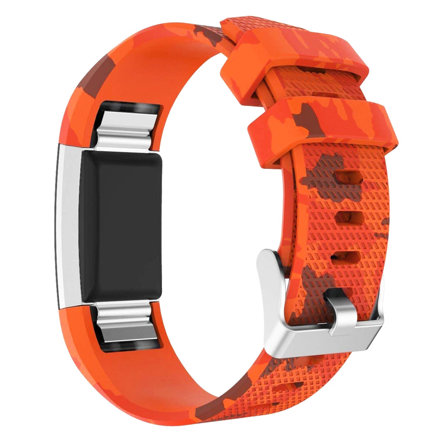 Patterned Rubber Strap for Fitbit Charge 2
