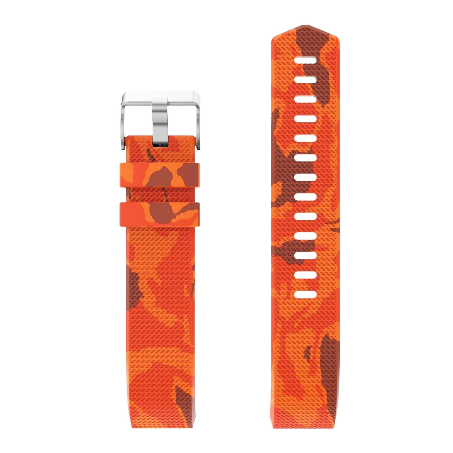 Patterned Rubber Strap for Fitbit Charge 2