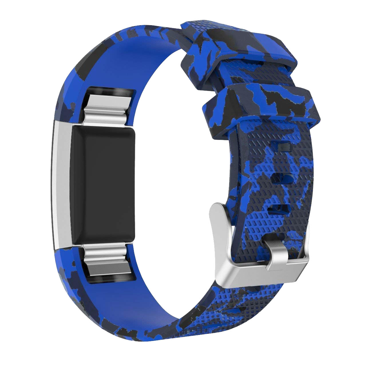 Patterned Rubber Strap for Fitbit Charge 2