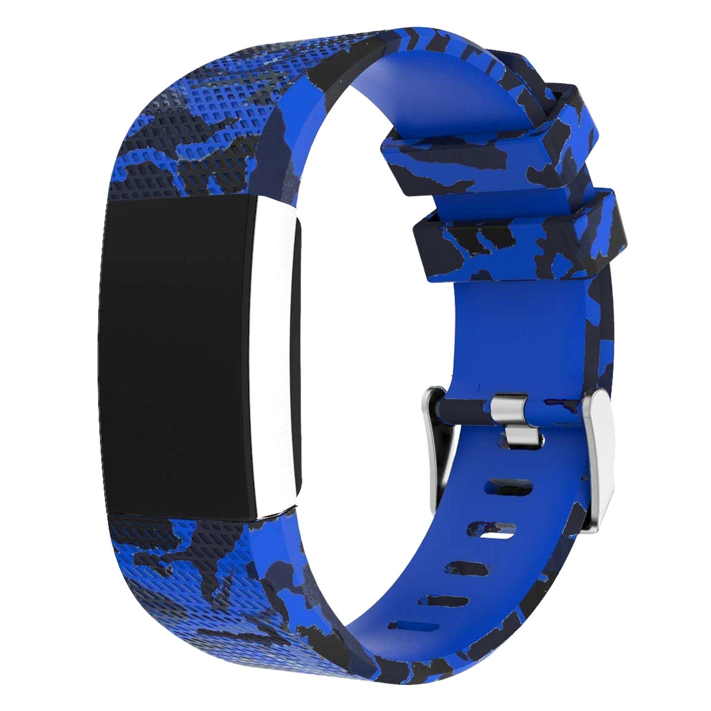 Patterned Rubber Strap for Fitbit Charge 2