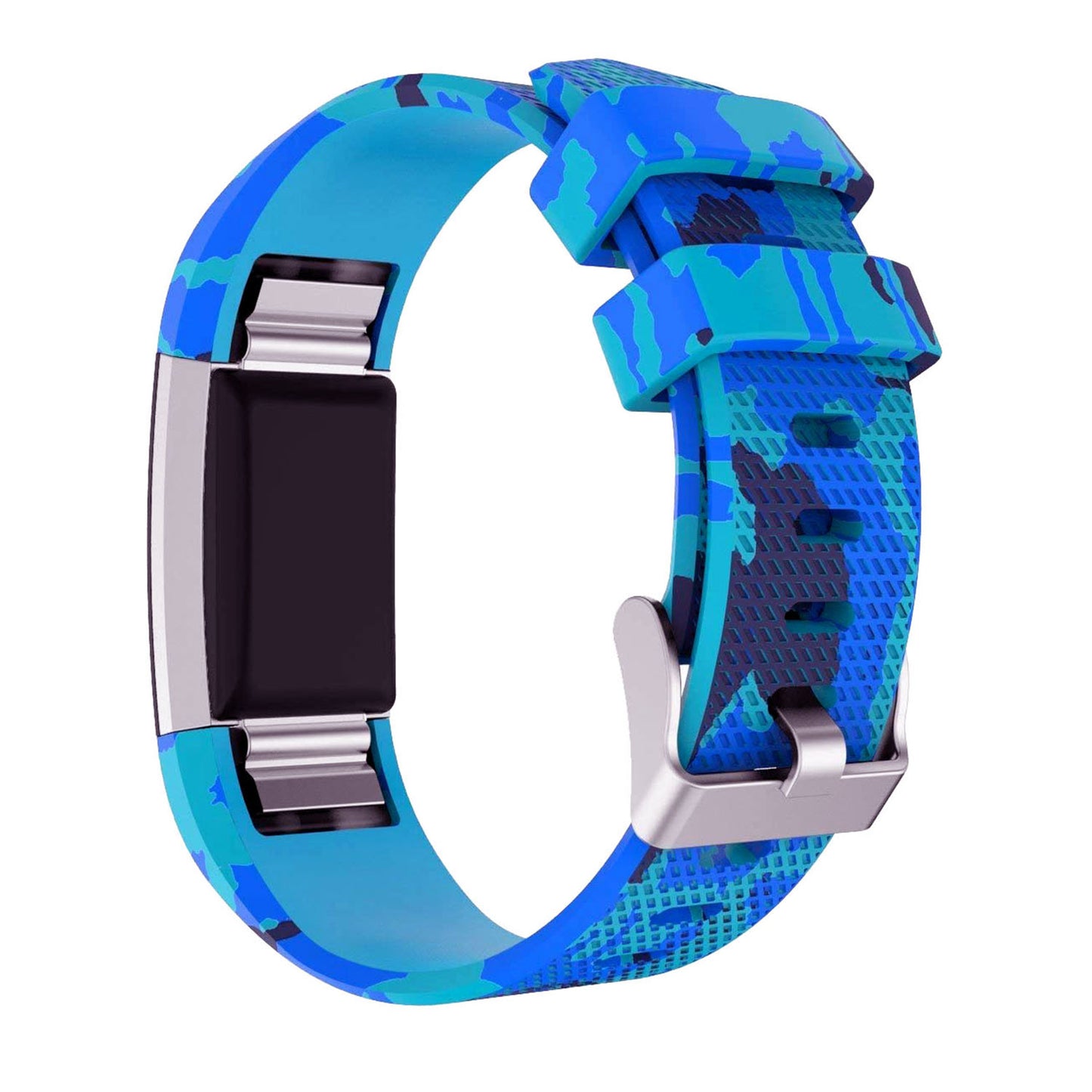 Patterned Rubber Strap for Fitbit Charge 2