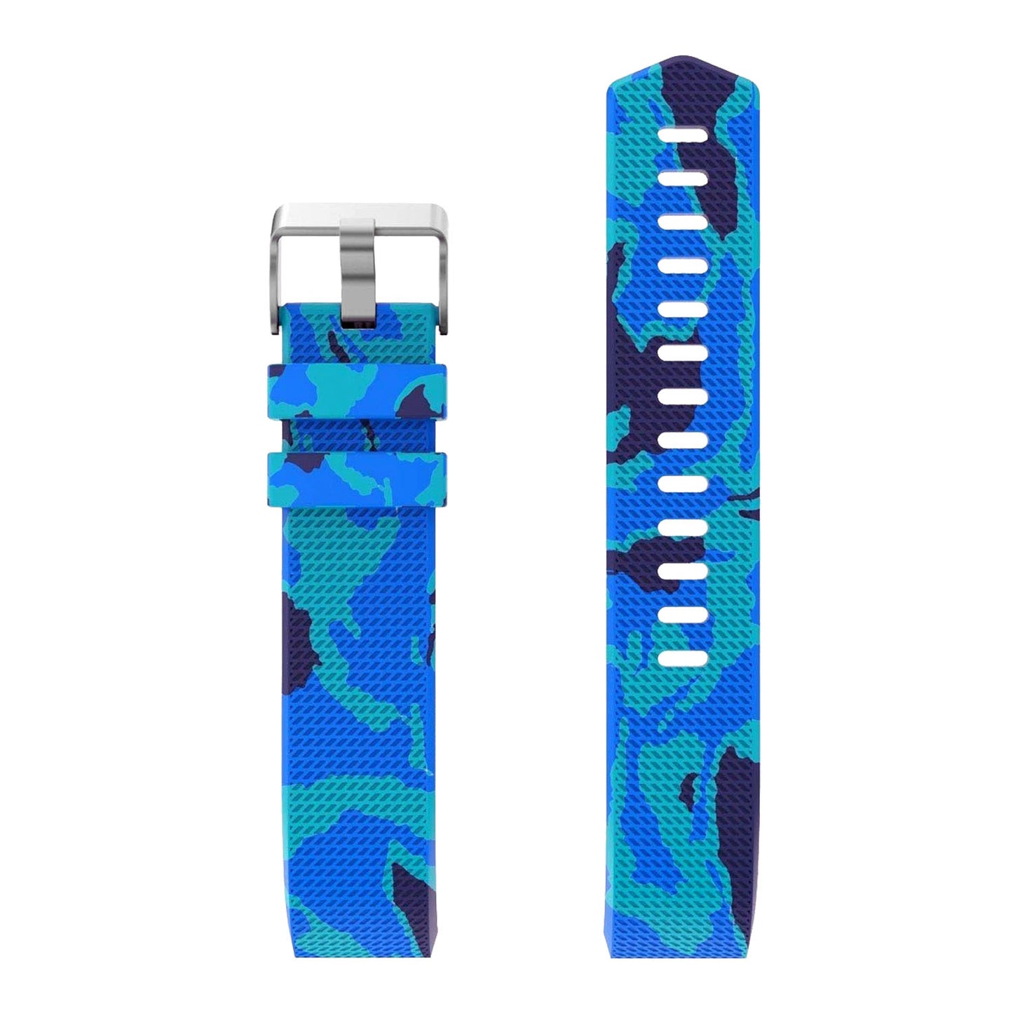 Patterned Rubber Strap for Fitbit Charge 2