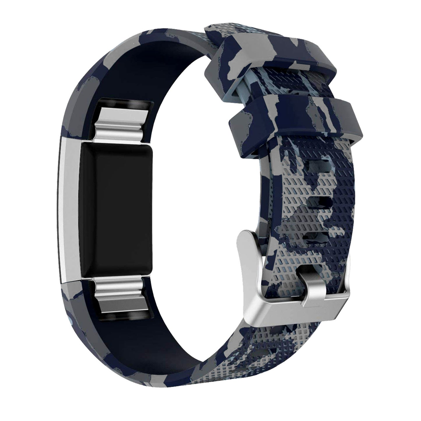 Patterned Rubber Strap for Fitbit Charge 2