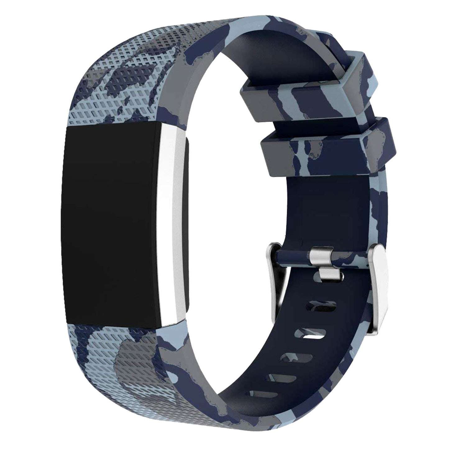 Patterned Rubber Strap for Fitbit Charge 2