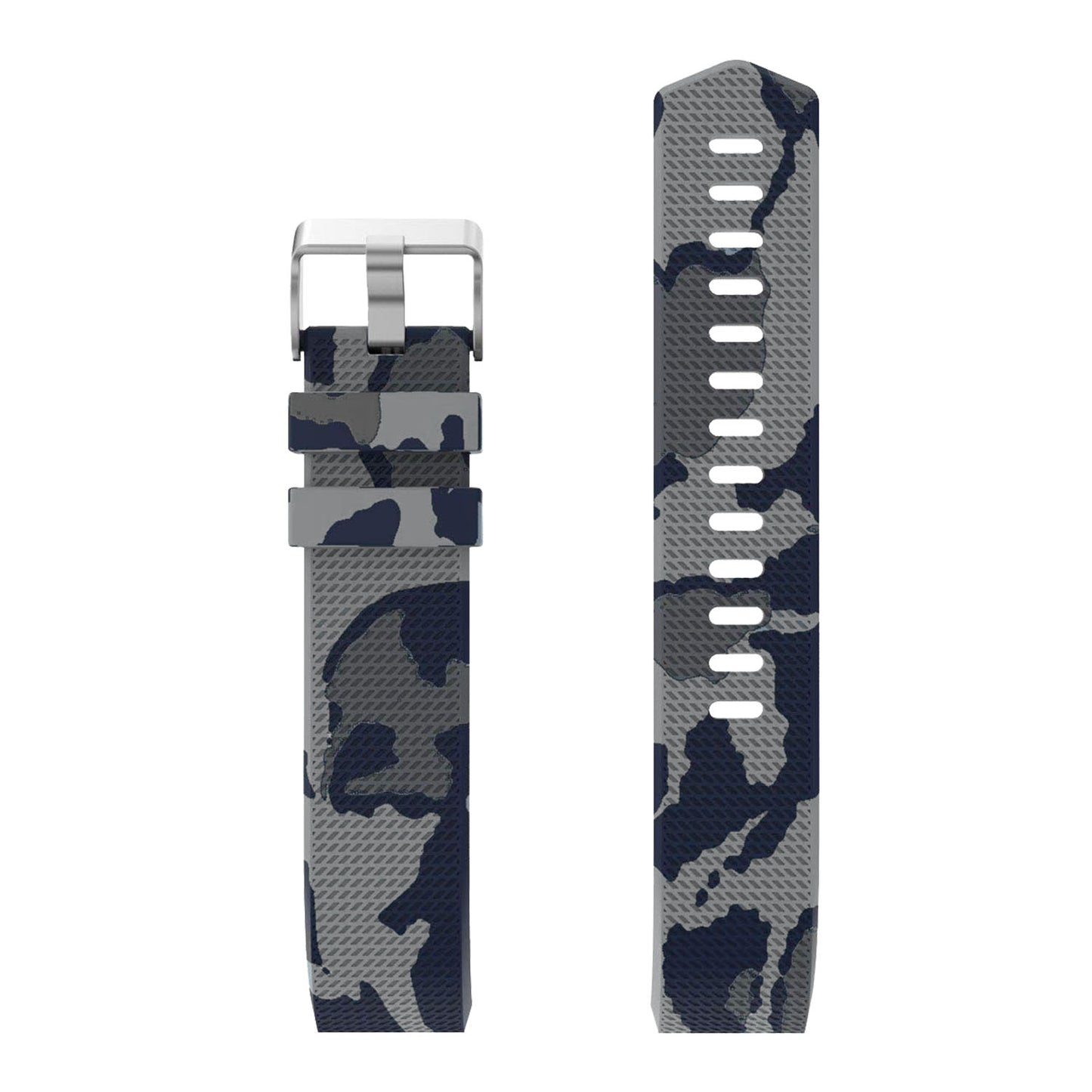 Patterned Rubber Strap for Fitbit Charge 2