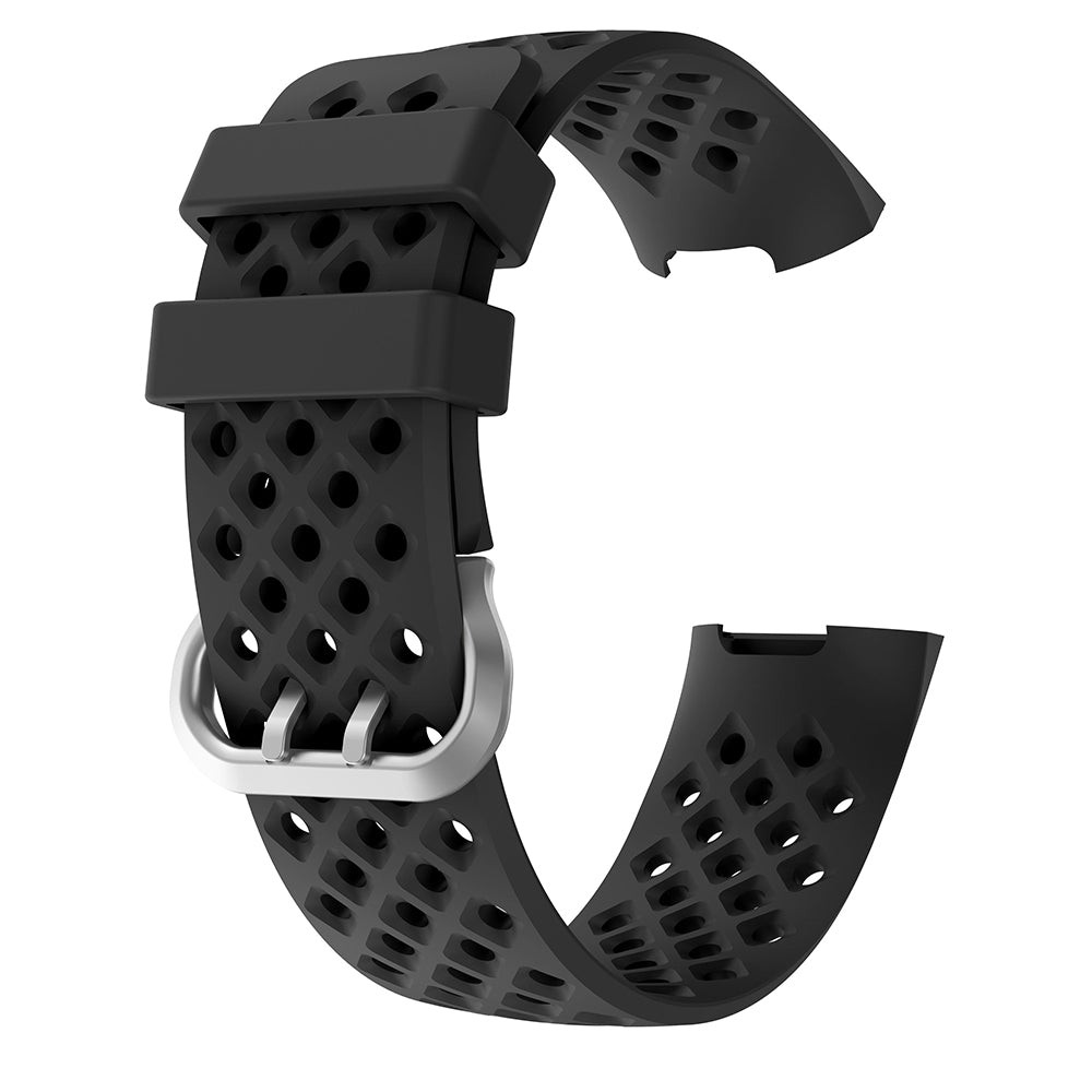 Perforated Rubber Strap for Fitbit Charge 3 & Charge 4