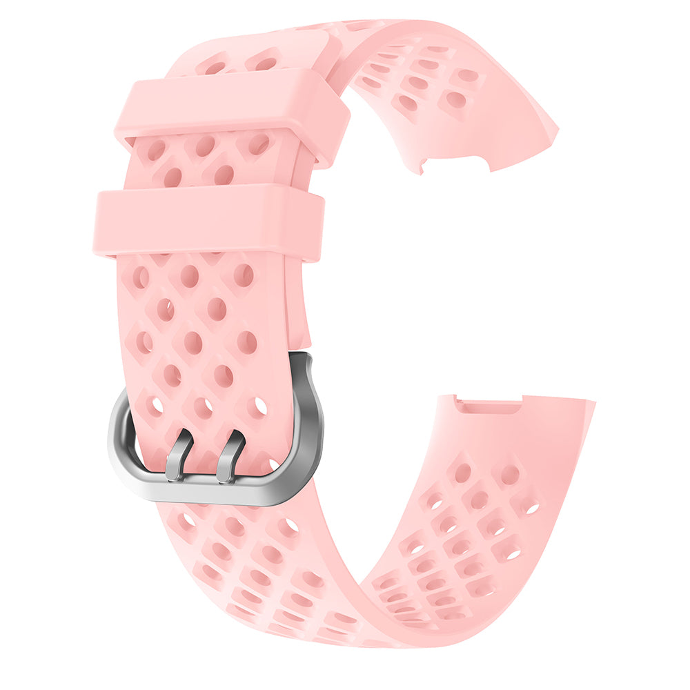Perforated Rubber Strap for Fitbit Charge 3 & Charge 4