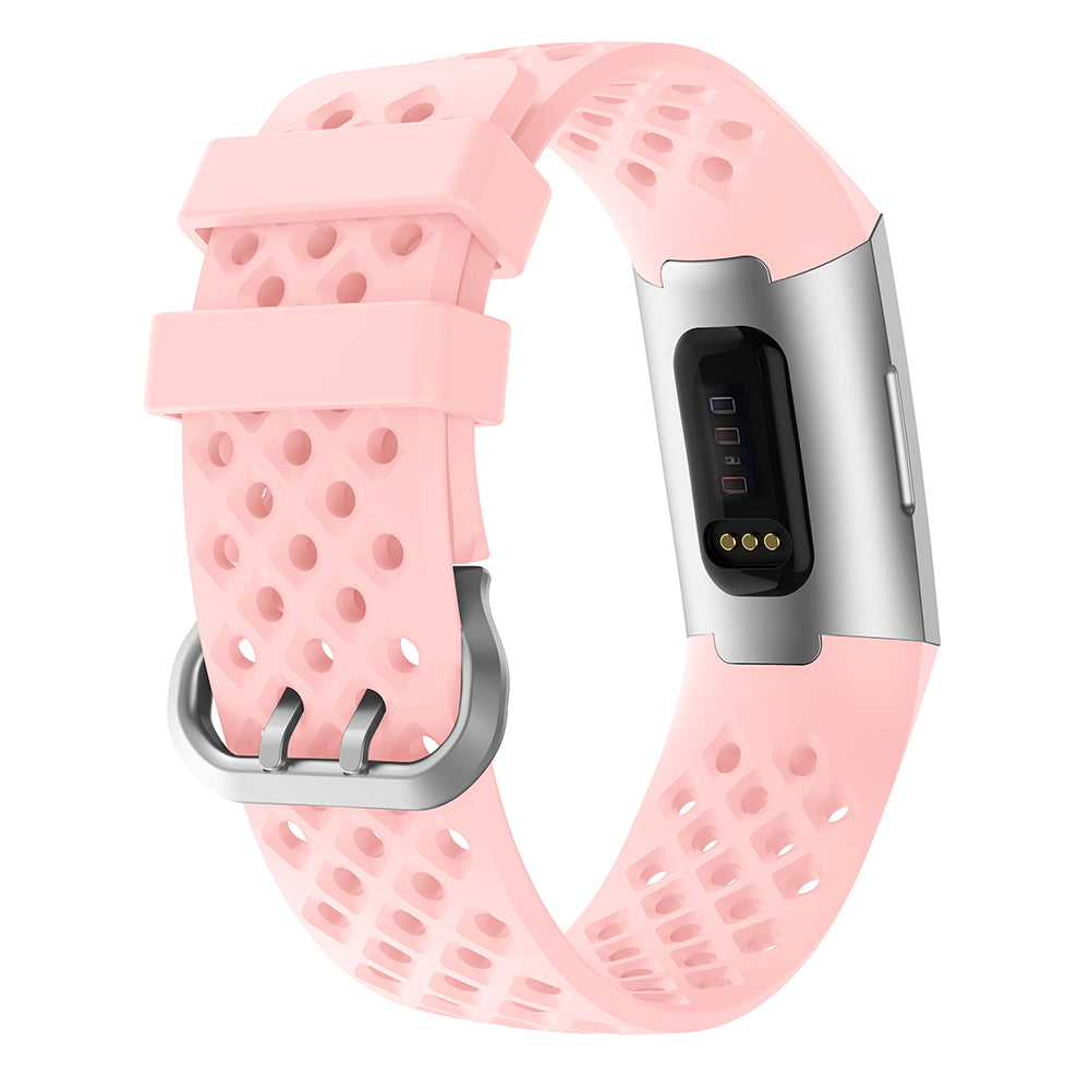 Perforated Rubber Strap for Fitbit Charge 3 & Charge 4