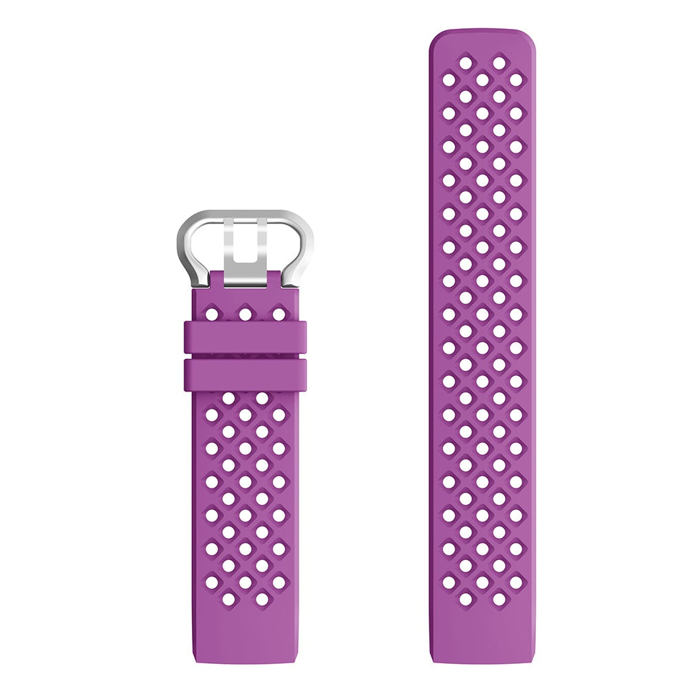 Perforated Rubber Strap for Fitbit Charge 3 & Charge 4