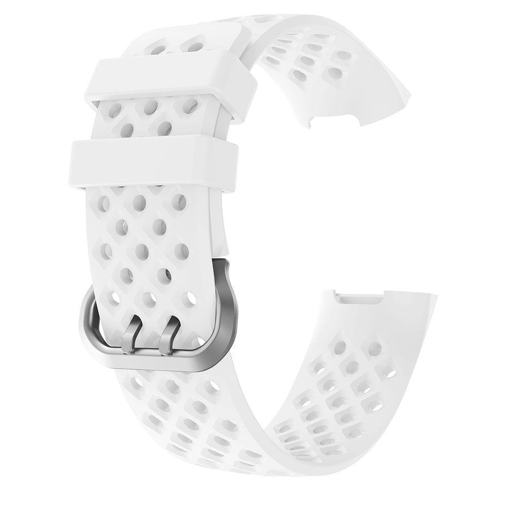 Perforated Rubber Strap for Fitbit Charge 3 & Charge 4