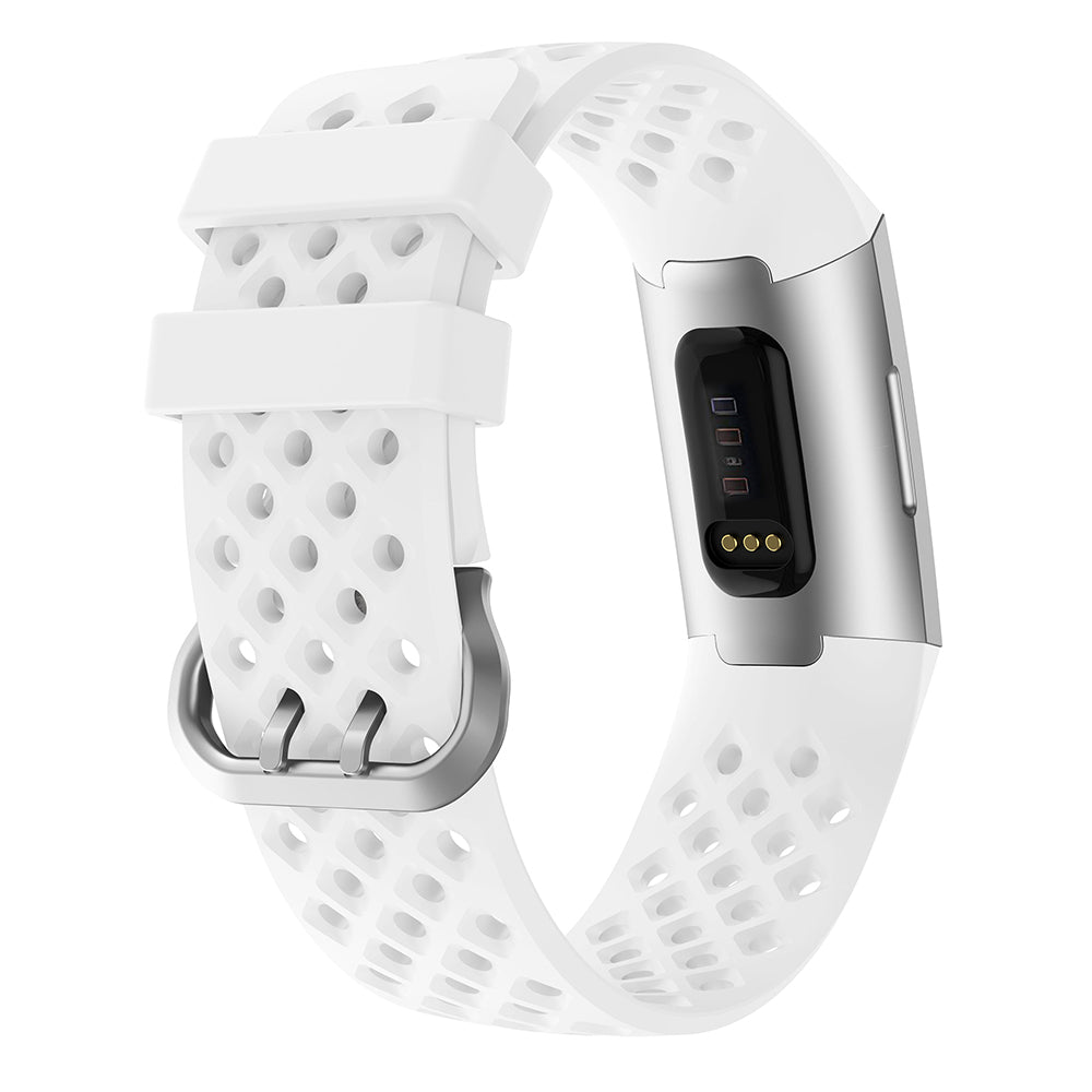 Perforated Rubber Strap for Fitbit Charge 3 & Charge 4
