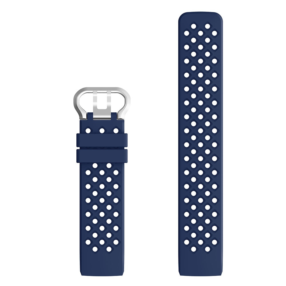 Perforated Rubber Strap for Fitbit Charge 3 & Charge 4