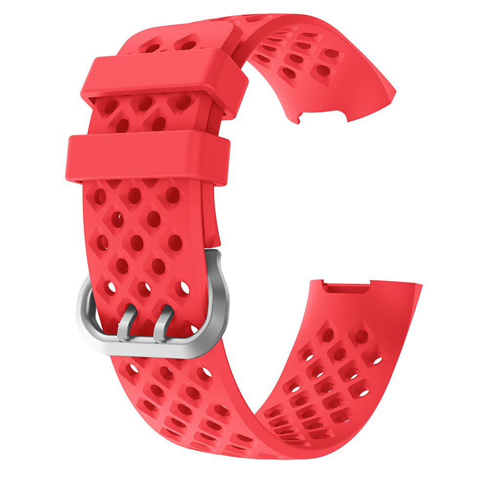 Perforated Rubber Strap for Fitbit Charge 3 & Charge 4