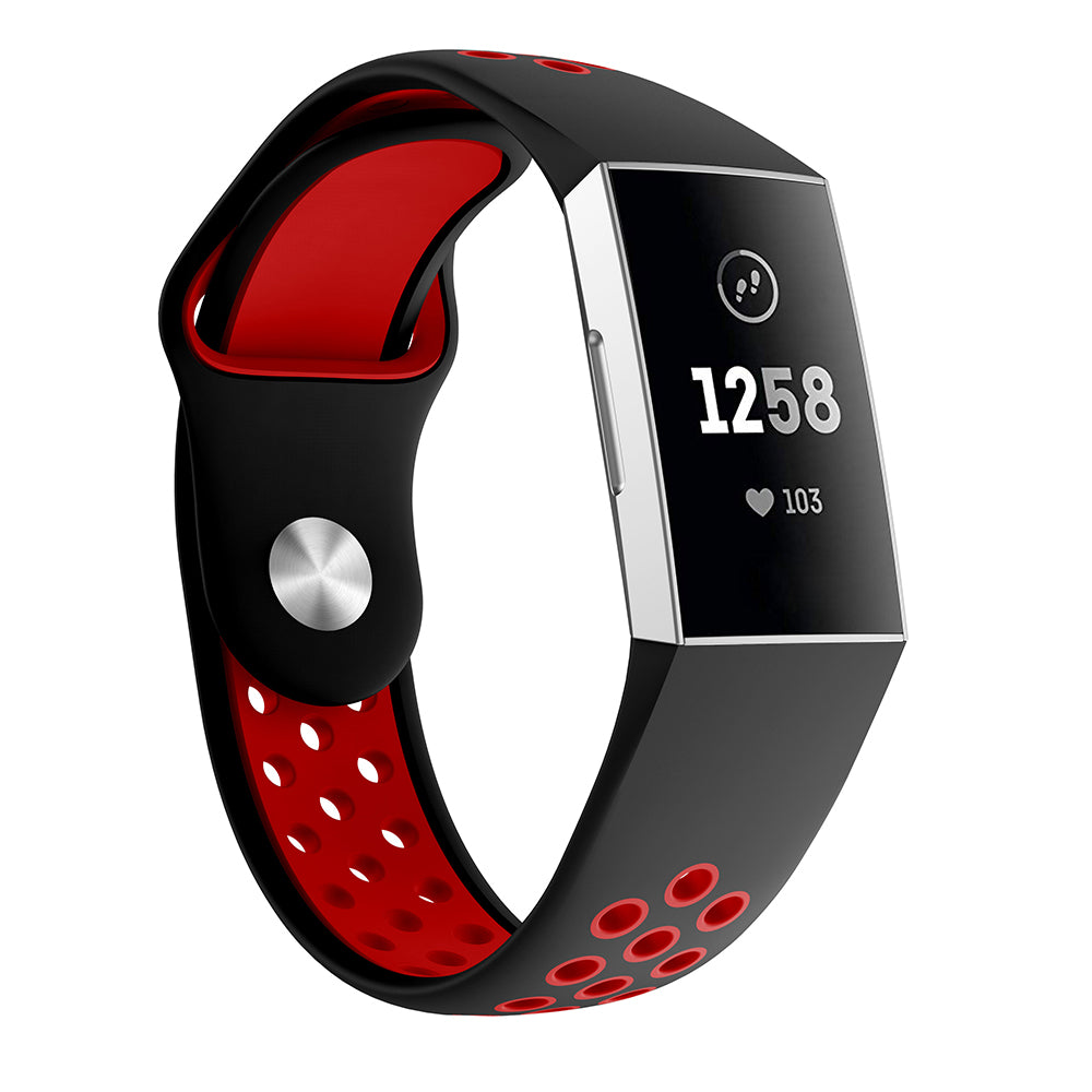 Perforated Rubber Band for Fitbit Charge 3 & Charge 4