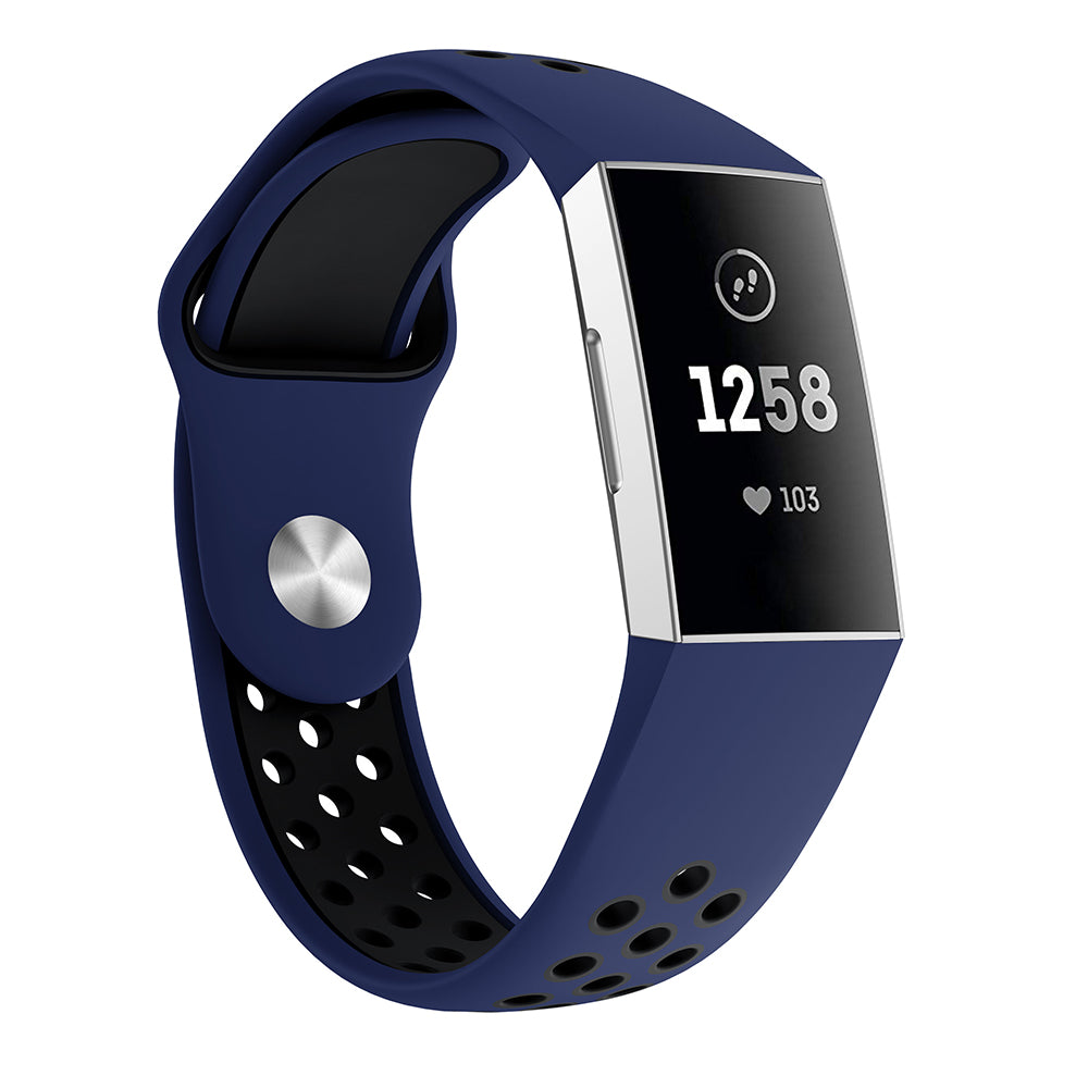 Perforated Rubber Band for Fitbit Charge 3 & Charge 4