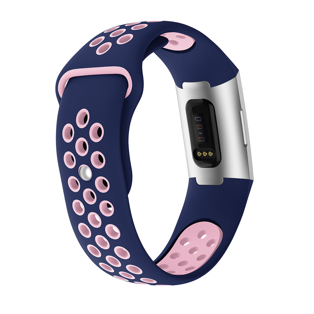 Perforated Rubber Band for Fitbit Charge 3 & Charge 4