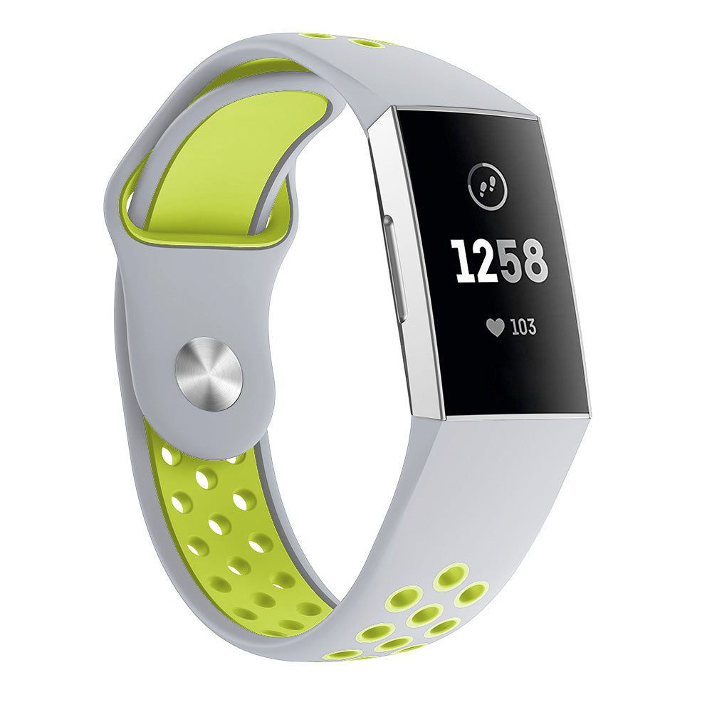 Perforated Rubber Band for Fitbit Charge 3 & Charge 4