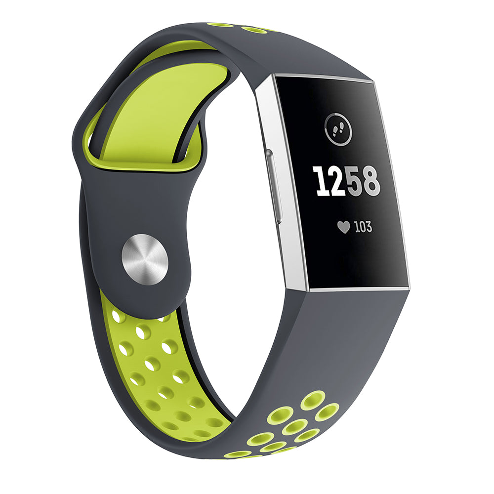 Perforated Rubber Band for Fitbit Charge 3 & Charge 4