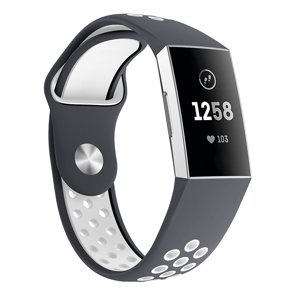 Perforated Rubber Band for Fitbit Charge 3 & Charge 4