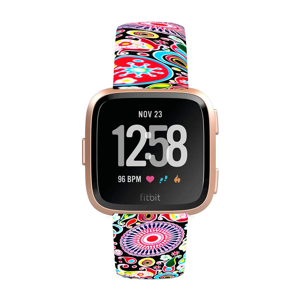 Pattern Silicone Strap for Fitbit Versa & Versa 2