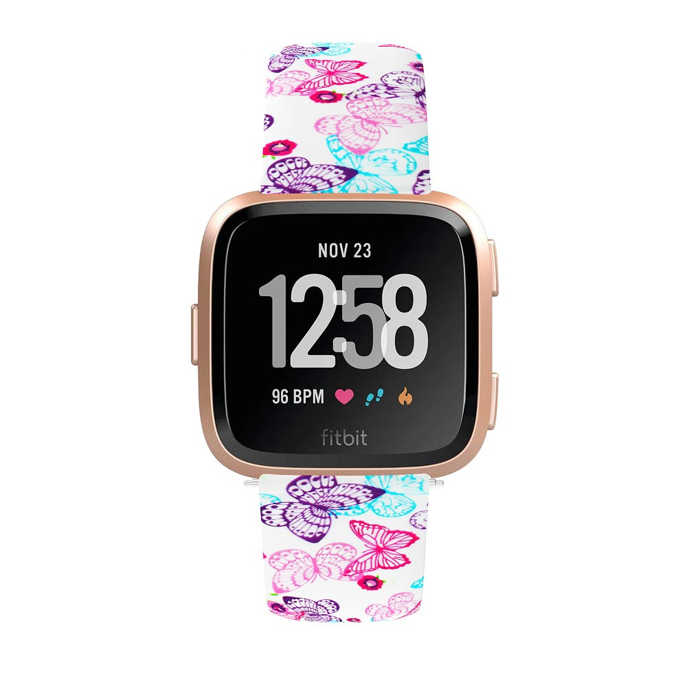 Pattern Silicone Strap for Fitbit Versa & Versa 2