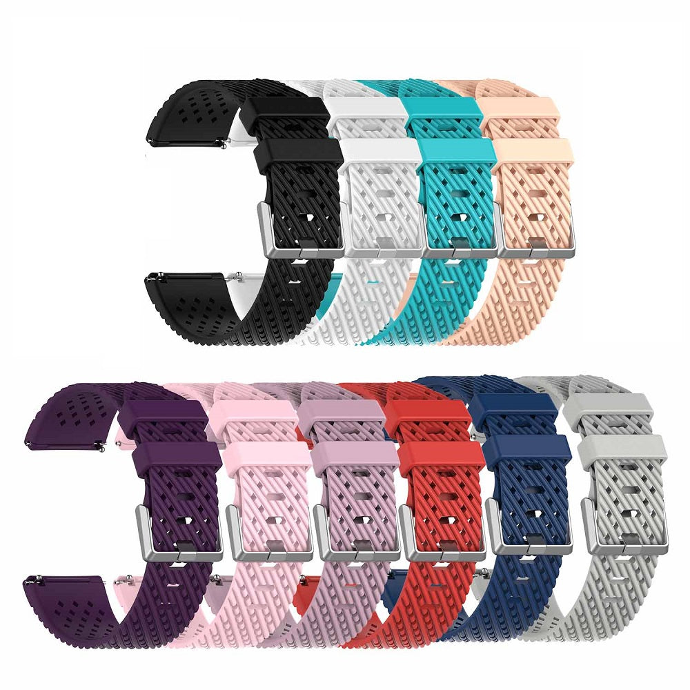 Vented Textured Silicone Strap for Fitbit Versa & Versa 2