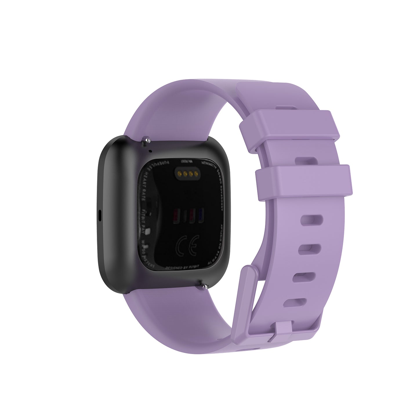 Silicone Strap with Matching Color Buckle for Fitbit Versa & Versa 2
