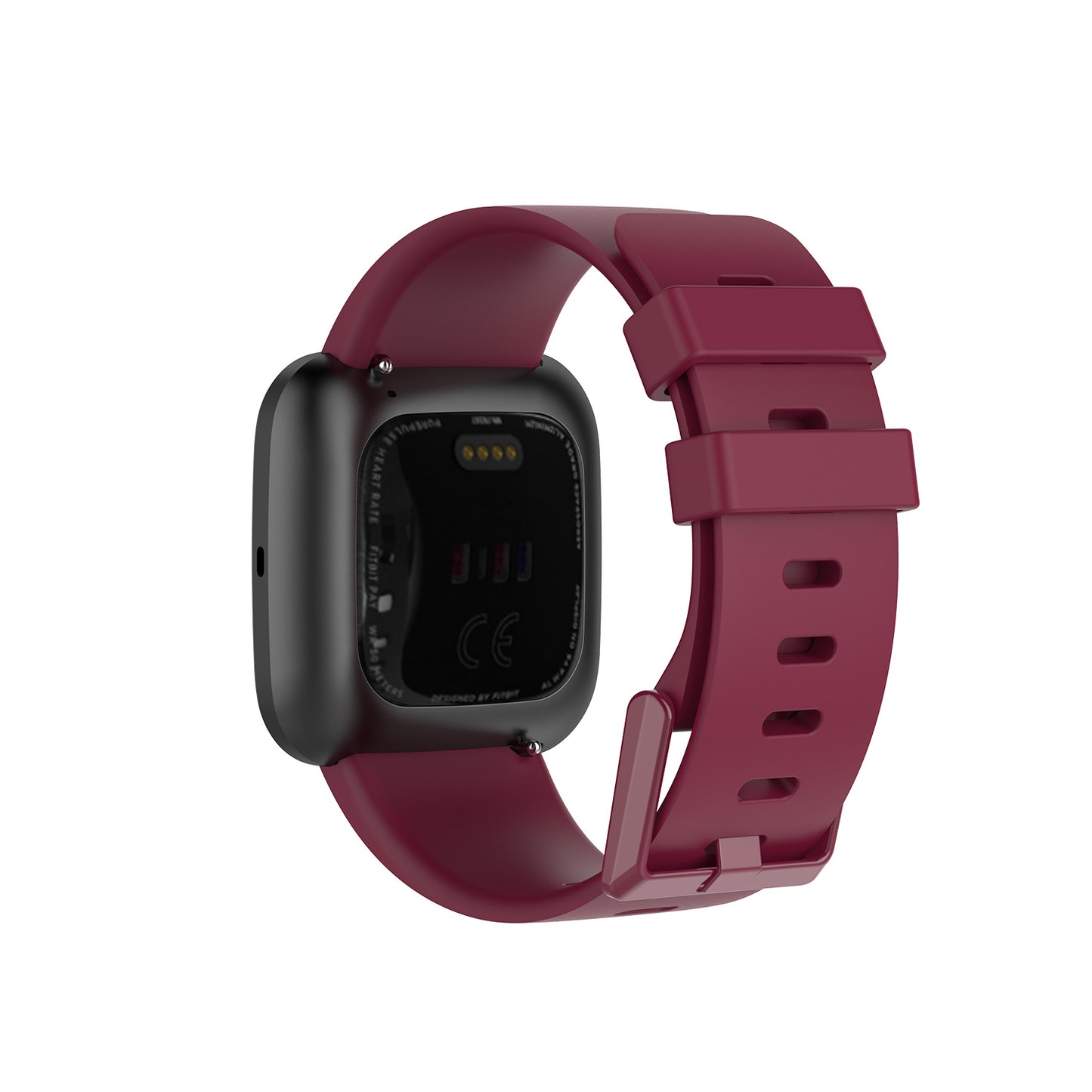 Silicone Strap with Matching Color Buckle for Fitbit Versa & Versa 2