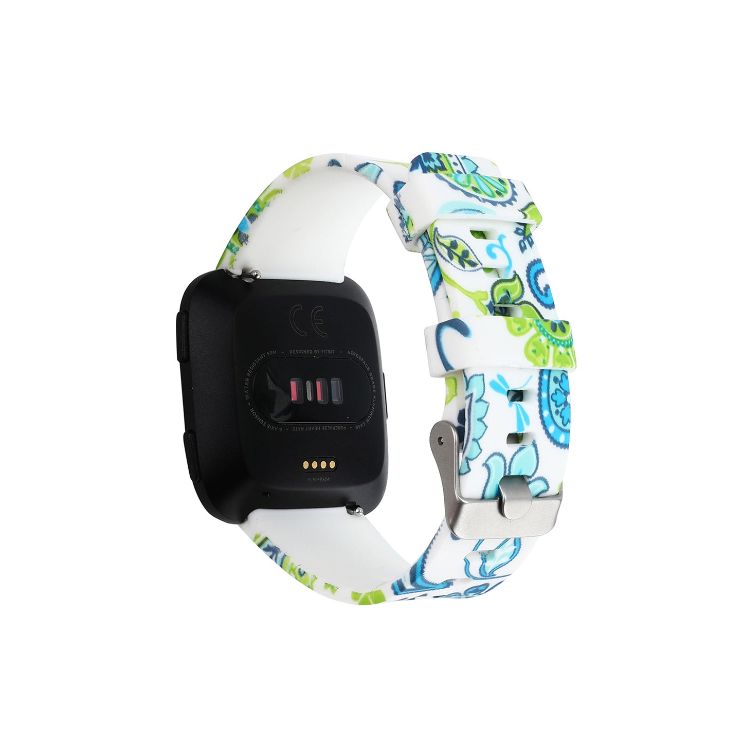 Floral Silicone Strap for Fitbit Versa & Versa 2