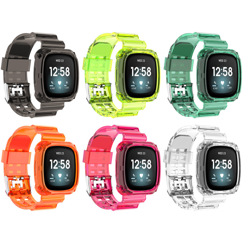 Transparent Case Strap for Fitbit Sense