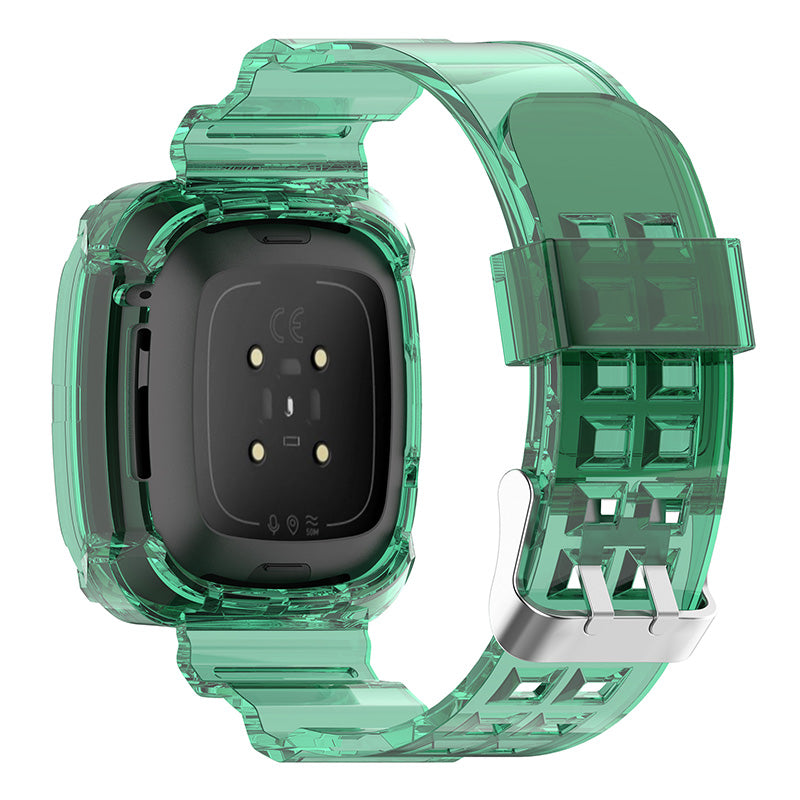 Transparent Case Strap for Fitbit Versa 3