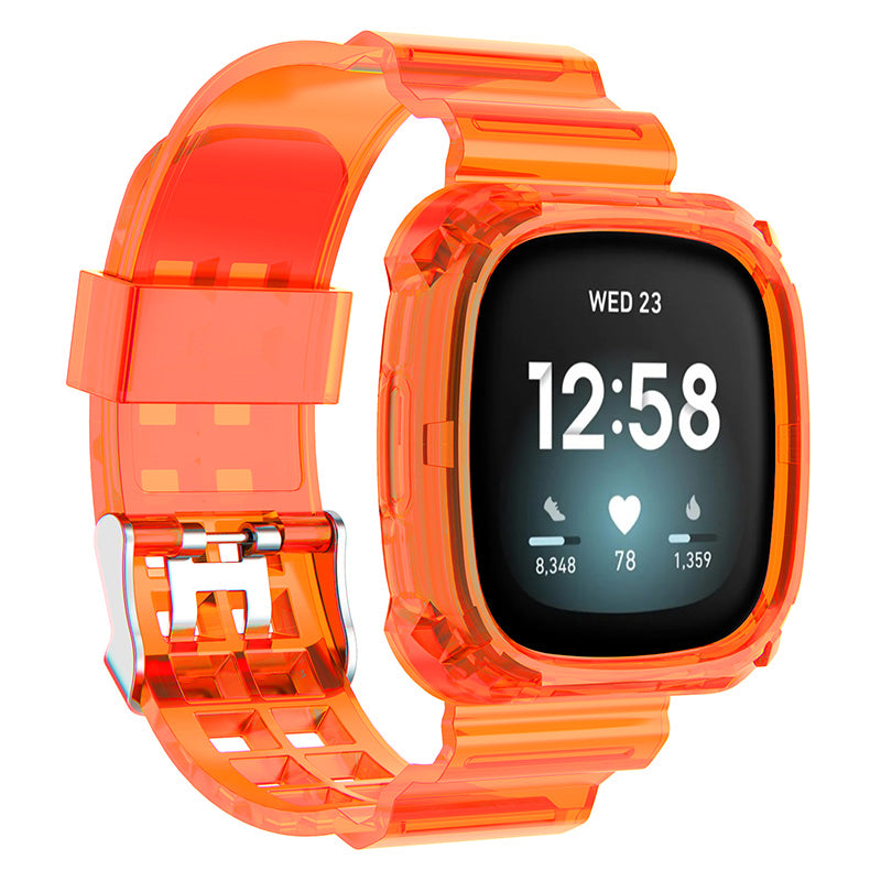 Store Sample - Transparent Case Strap for Fitbit Versa 3