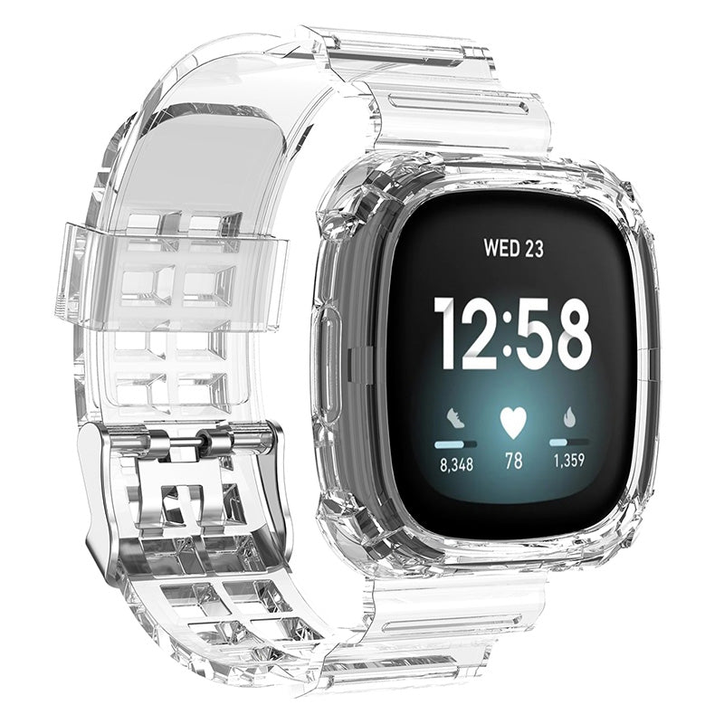 Transparent Case Strap for Fitbit Sense