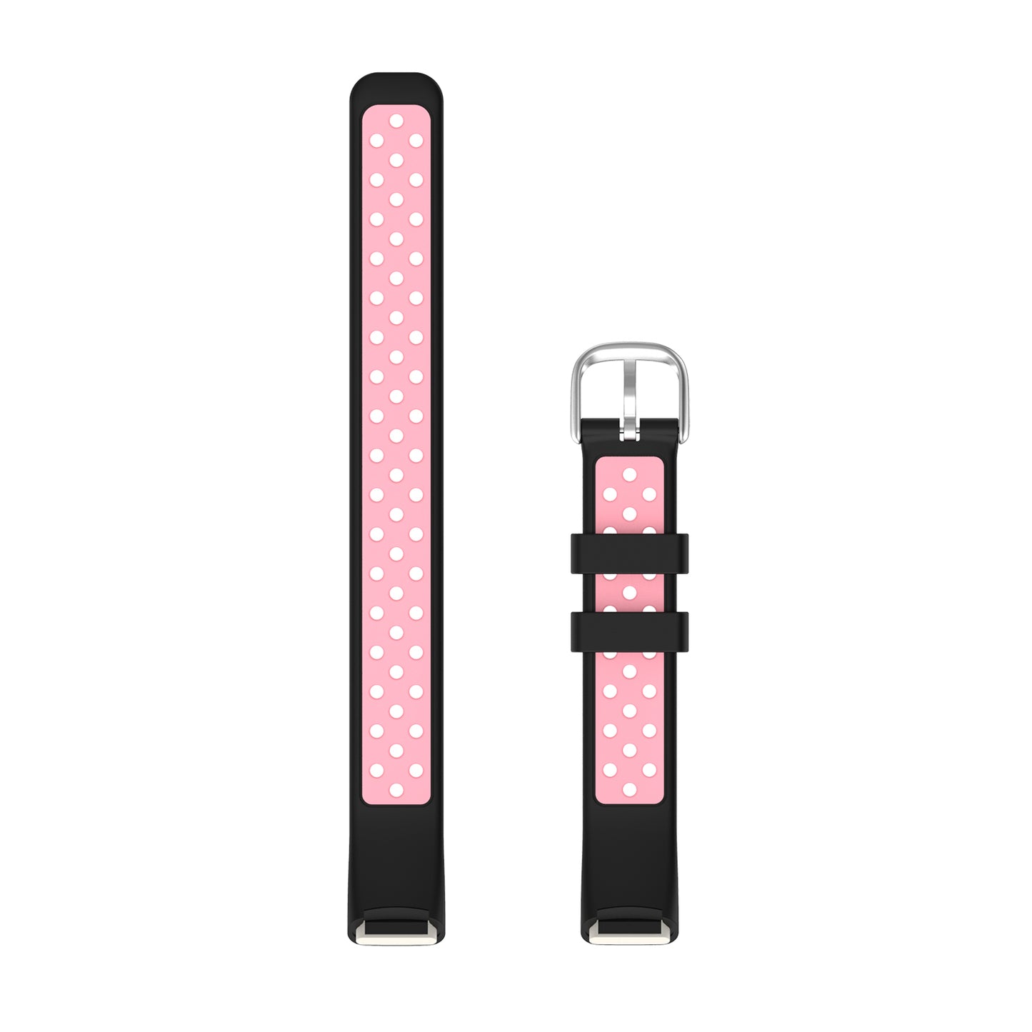 Perforated Rubber Sport Strap for Fitbit Luxe
