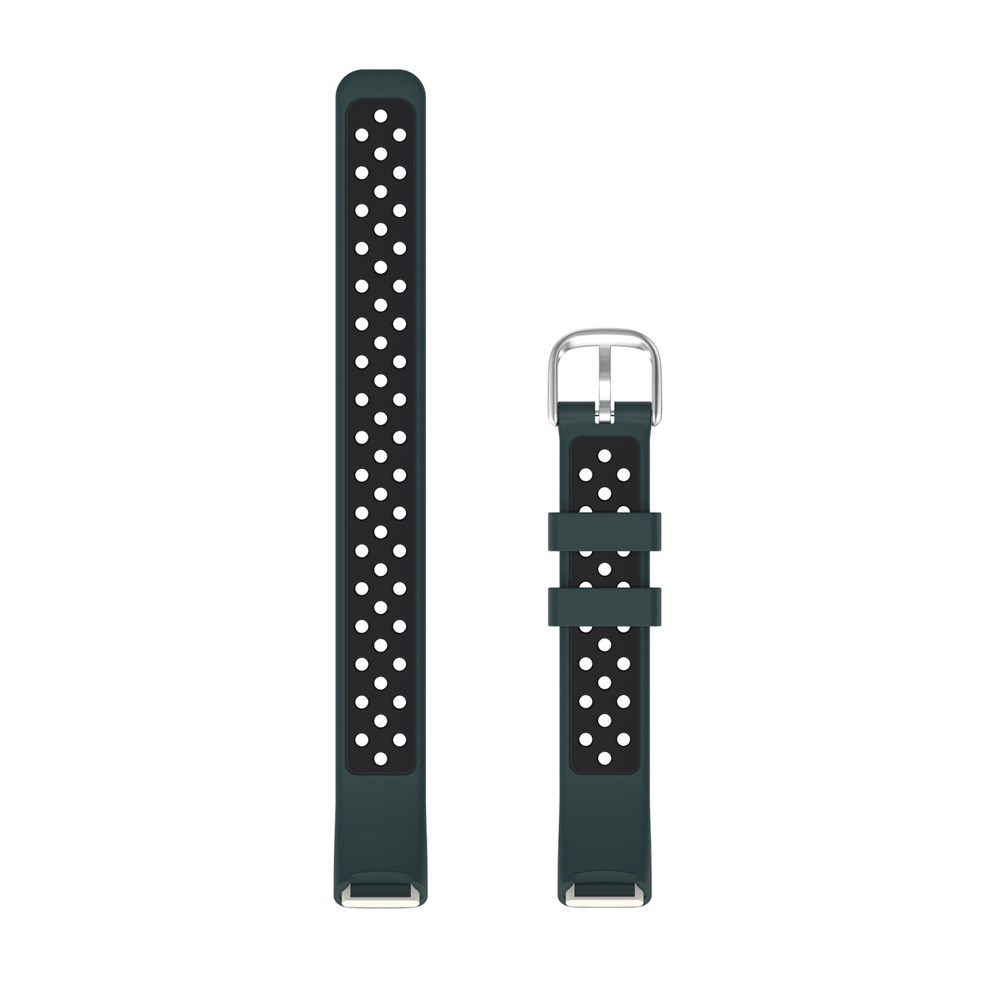 Perforated Rubber Sport Strap for Fitbit Luxe