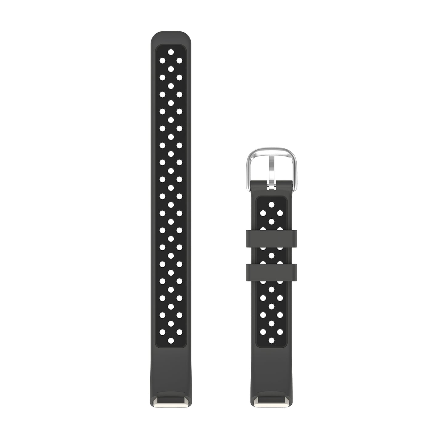 Perforated Rubber Sport Strap for Fitbit Luxe