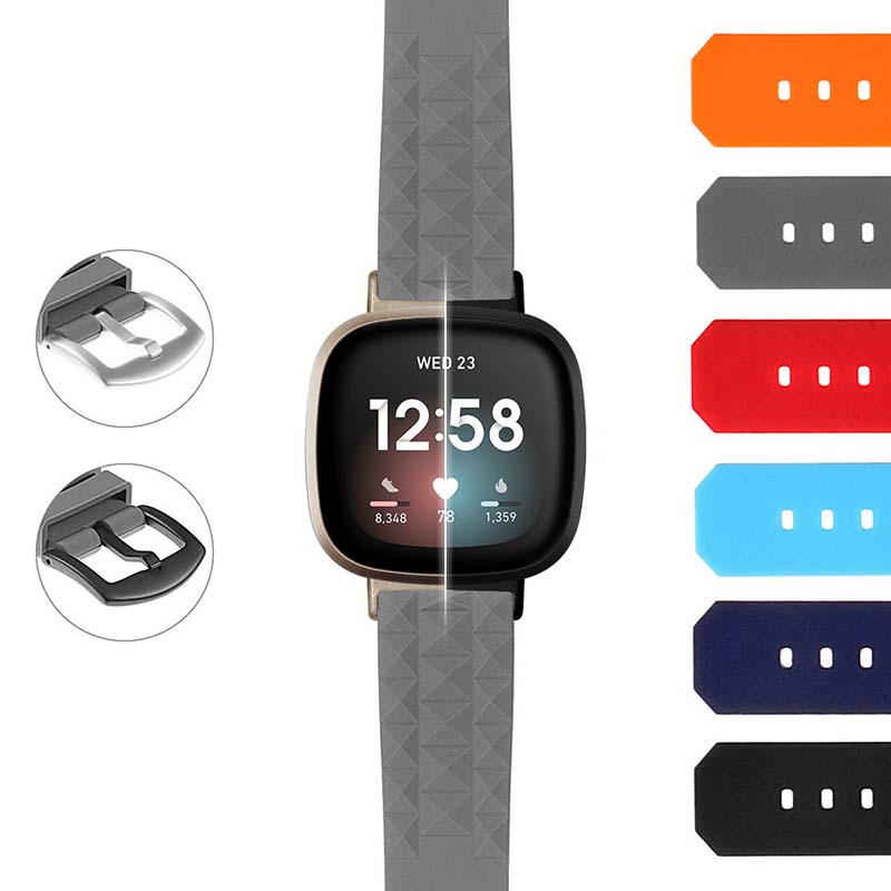 Super Waffle Rubber Strap for Fitbit Sense