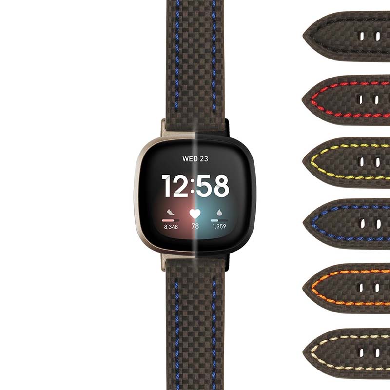 Heavy Duty Carbon Fiber Strap for Fitbit Sense